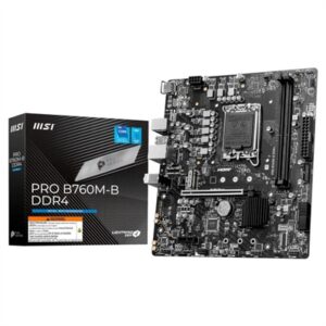 MSI Placa Mãe PRO B760M-B DDR4 mATX LGA1700