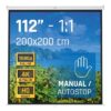 iggual Manual Screen 4:3 112" 200x200 cm