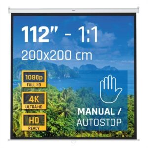 iggual Manual Screen 4:3 112" 200x200 cm