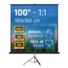 iggual 100" Screen 180x180 cm with Tripod + Bag