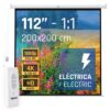 iggual Electric Screen 4:3 112" 200x200 cm