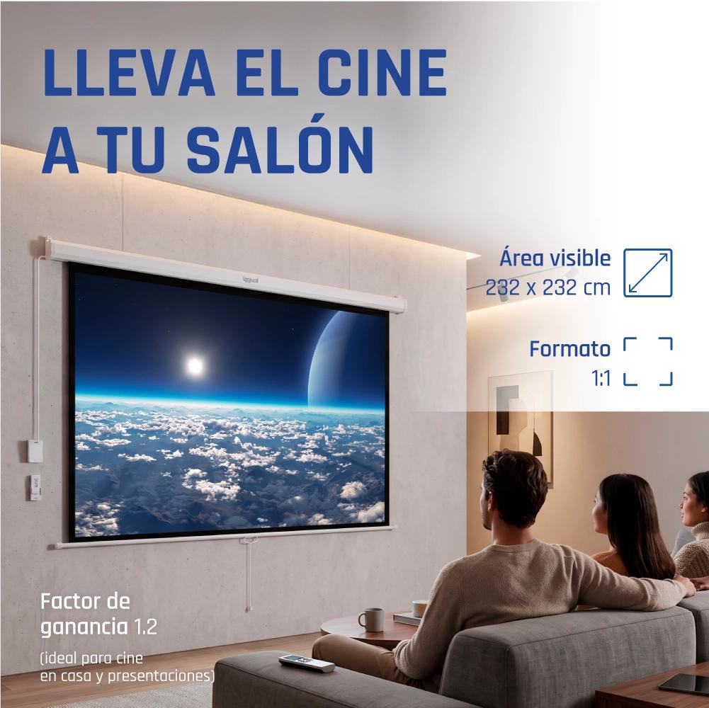 Electric screen 4:3 134" 240x240 cm Electric screen 4:3 134" 240x240 cm