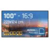 iggual ECO-COST 100" 16:9 Folding Screen