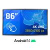 iggual Tela interativa 4K ORCHID 86" Webcam
