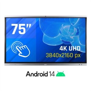 iggual 75" ORCHID 4K Interactive Display with Webcam