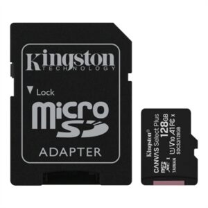 Kingston SDCS2/128GB microSD XC Class 10 128GB with adapter