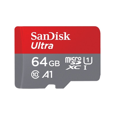 Sandisk SDSQUAB-064G-GN6MA microSDHC 64GB C10 with adapter