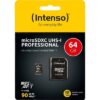 Intenso 3433490 Micro SD UHS-I Professional 64GB