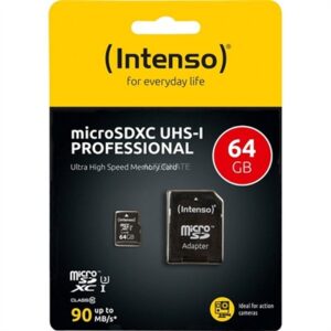 Intenso 3433490 Micro SD UHS-I Professional 64GB
