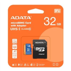 ADATA MicroSDHC 32GB UHS-I CLASS10 com adaptador