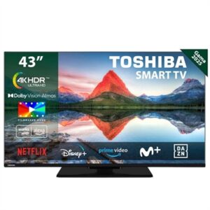 TOSHIBA TV 43" 43UV3463DG UHD SMART TV STAND