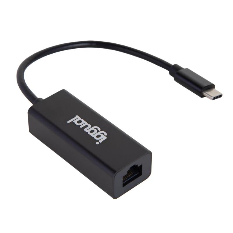 iggual USB Type-C to RJ45 Gigabit Adapter 1000Mbps iggual USB Type-C to RJ45 Gigabit Adapter 1000Mbps