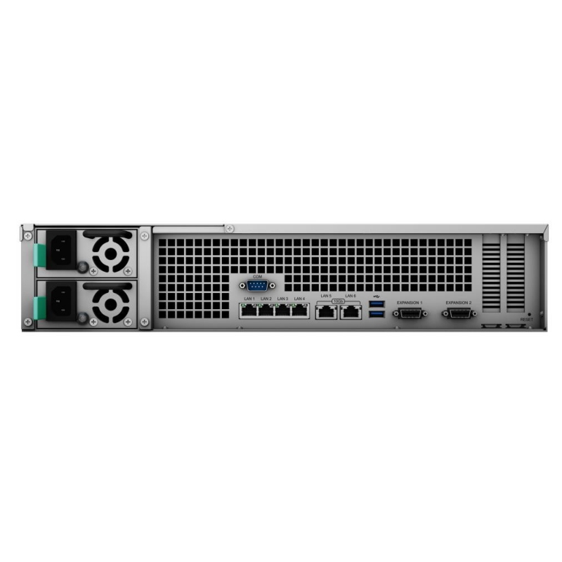 SYNOLOGY RS3621xs+ NAS 12-Bay Estação Rack 2U SYNOLOGY RS3621xs+ NAS 12-Bay Estação Rack 2U
