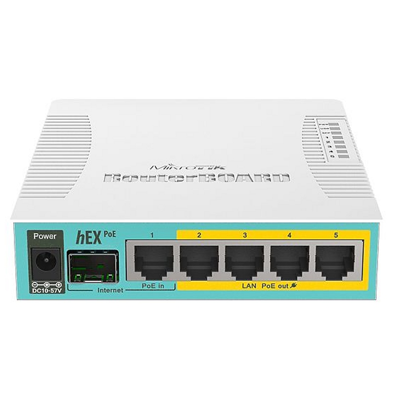 MikroTik RB960PGS hEX PoE Router 5xGB 1xSFP L4 MikroTik RB960PGS hEX PoE Router 5xGB 1xSFP L4