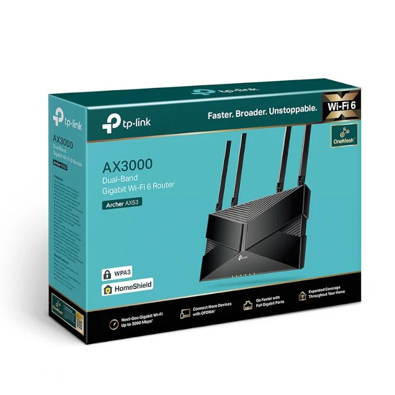 TP-Link Archer AX53 WiFi6 AX3000 Router 4xLAN 1xWAN TP-Link Archer AX53 WiFi6 AX3000 Router 4xLAN 1xWAN