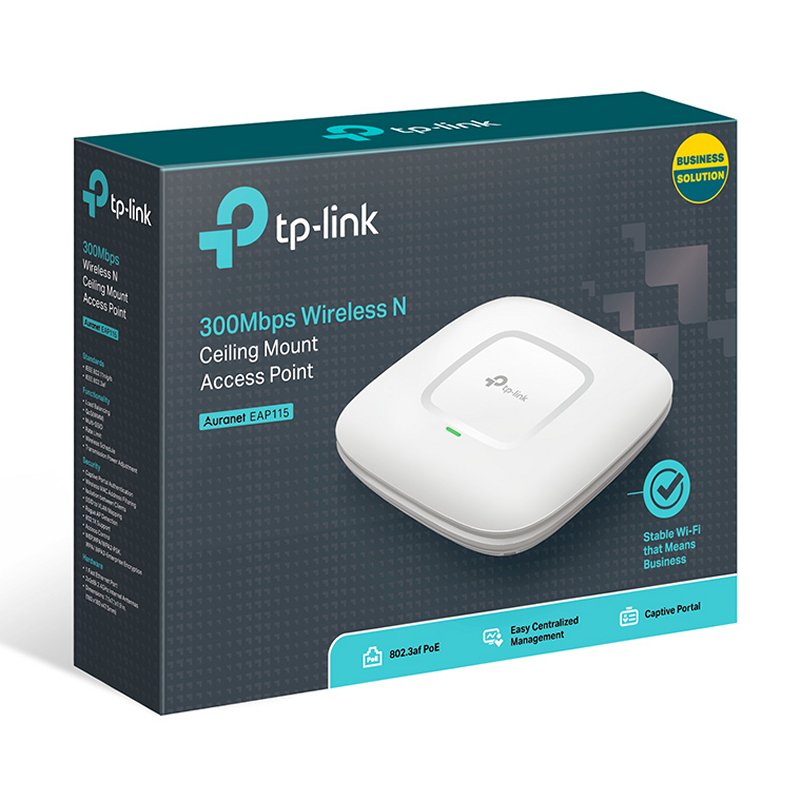 TP-LINK EAP115 N300 PoE Access Point TP-LINK EAP115 N300 PoE Access Point