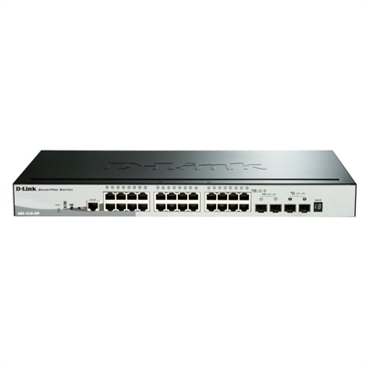 D-Link DGS-1510-28P/E L2 switch 24xgb POE 2XSFP+
