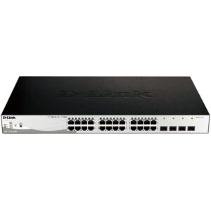 D-Link Switch DGS-1210-28MP/E 24xgb POE+ 4XSFP WITH