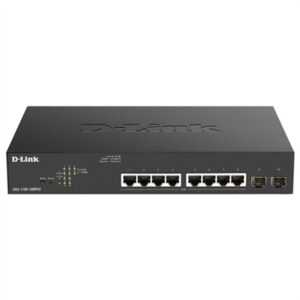 D-Link DGS-1100-10MPV2/E SWITCH 8XGB POE+ 2XSFP