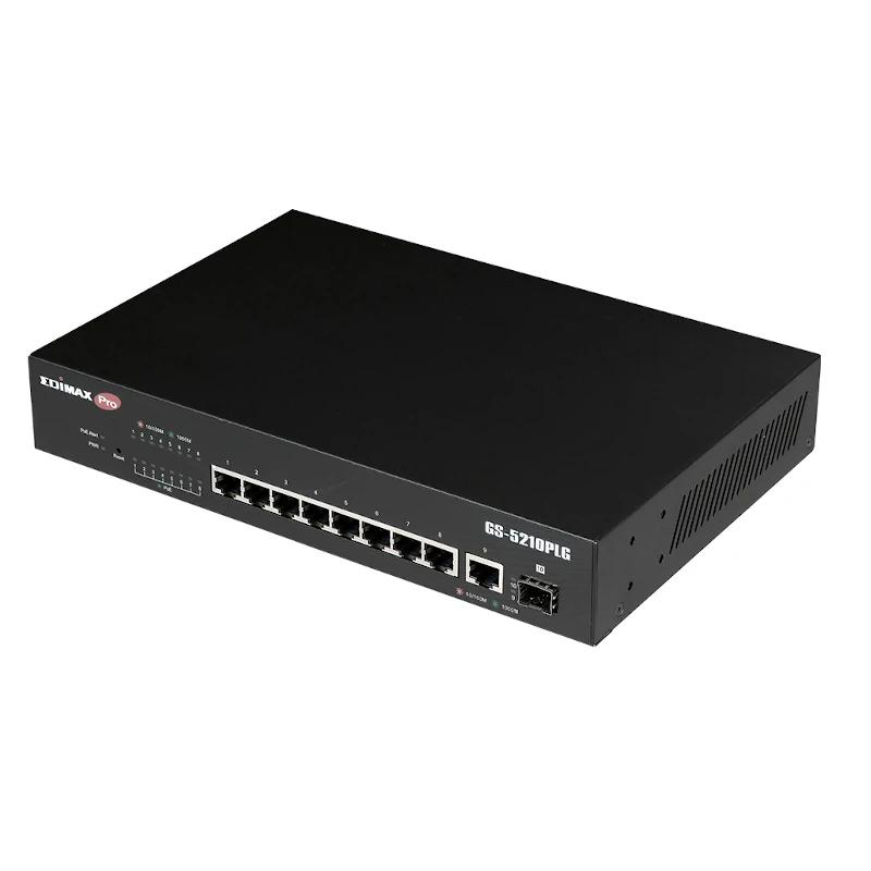 Edimax Interruptor gs-5210plg 10xgbe lr poe+ (1xsfp) Edimax Interruptor gs-5210plg 10xgbe lr poe+ (1xsfp)