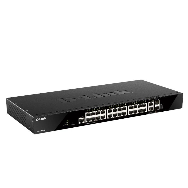 D-Link DGS-1520-28/E Switch 24xGbE 2x10GbE 2xSFP+ D-Link DGS-1520-28/E Switch 24xGbE 2x10GbE 2xSFP+