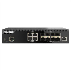 QNAP QSW-M3212R-8S4T SWITCH 8X10GBE SFP+ 4X10GBE