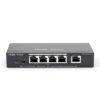 Switch Reyee 5xgb rj45 (4 poe/poe+) 54w Aço de aço