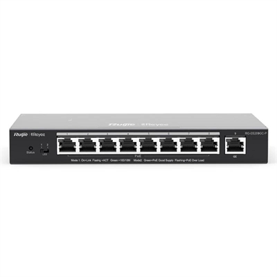 Reyee ES209GC-P Switch 9xgBE (8 Poe/Poe+) 120W