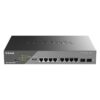 D-Link Interruptor DSS-200g-10mp 8xgBE POE 2XSFP LR