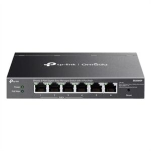 TP-Link Switch ES206GP 4XGB POE+ 2XGB 65W Desktop