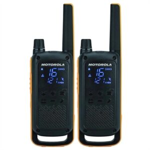 MOTOROLA T82 Extrem Walkie Talkie Duo UK with Adapter