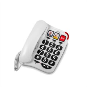 SPC 3295B Comfort Numbers 2 Phone White
