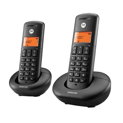 MOTOROLA E202 DECT Call Blocking Duo Phone