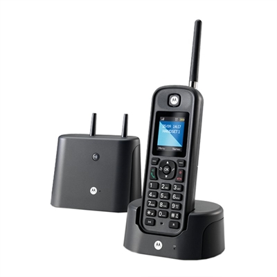 MOTOROLA O201 Long Range DECT Phone Black