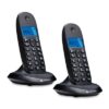 MOTOROLA C1002 CB+ Black Duo DECT Phone
