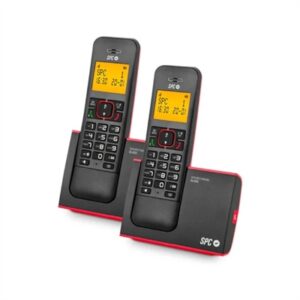 SPC 7292RC2 DECT BLADE ID AG50 Red Duo Phone