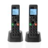 MOTOROLA DOT202 teléfono DECT DUO Negro