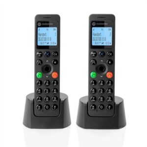 MOTOROLA DOT202 DECT DUO Phone Black
