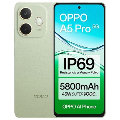 OPPO A5 Pro 5G 6.67" HD+ 256GB 8(+8)GB Verde Oliva