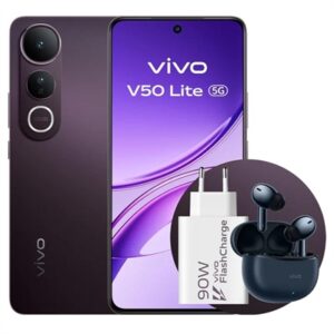 VIVO V50 Lite 5G 6.77" 8GB 256GB Black Bundle
