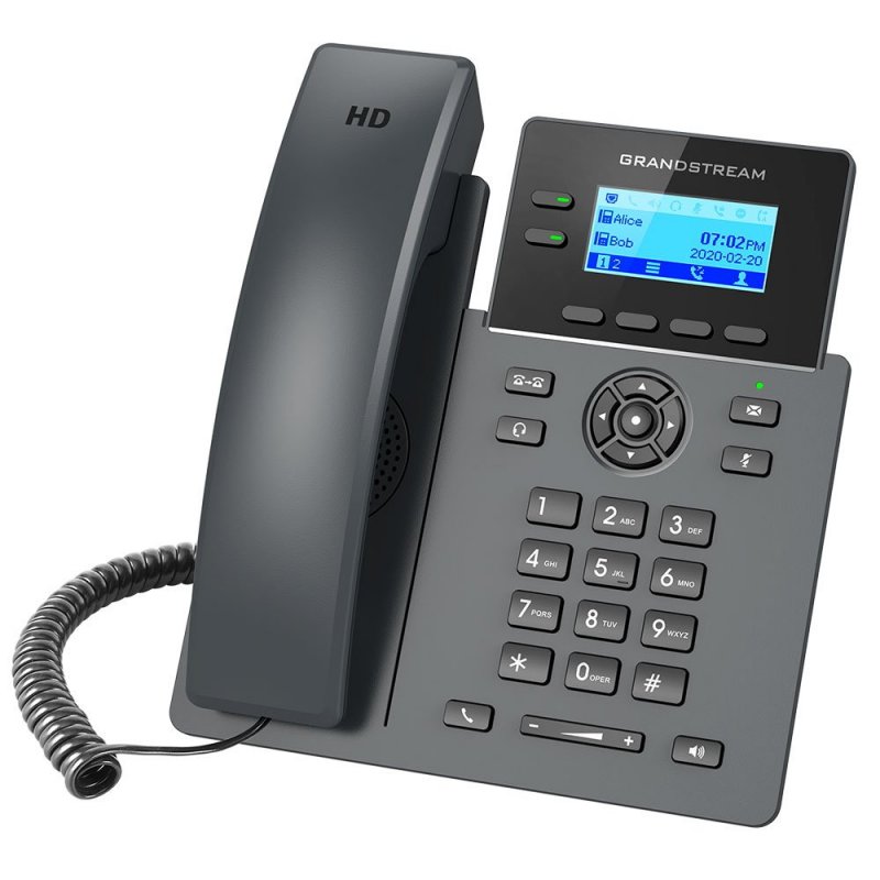 Telefone IP GrandStream GRP2602 2 linhas AudioHD Telefone IP GrandStream GRP2602 2 linhas AudioHD