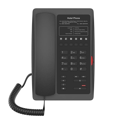Fanvil H3 Hotel IP Phone, Customised Plate N