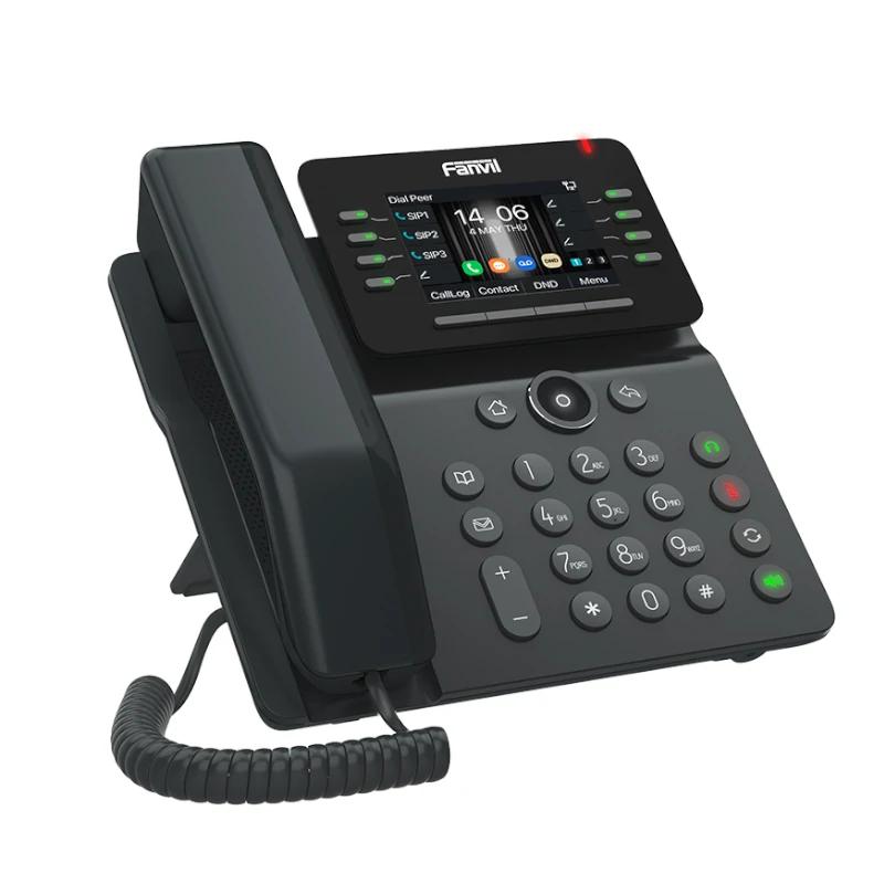 Fanvil V63 6 linhas SIP 2xGb PoE sem PSU Fanvil V63 6 linhas SIP 2xGb PoE sem PSU
