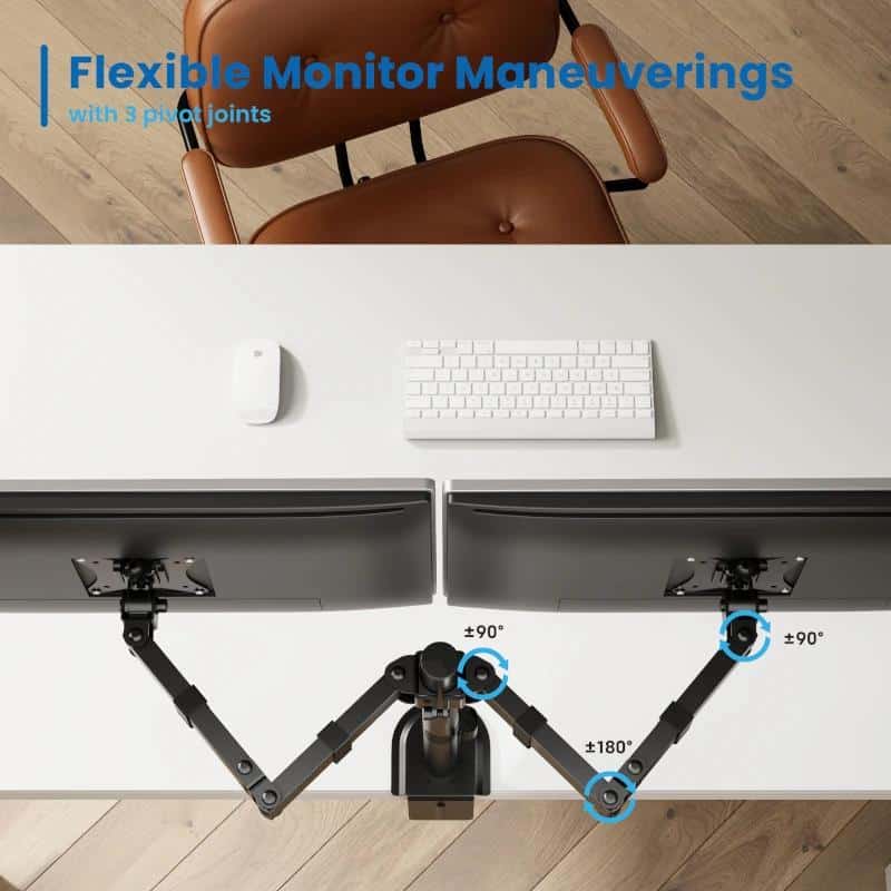 EWENT EW1512 Desk Mount for 2 Monitors 13-32" EWENT EW1512 Desk Mount for 2 Monitors 13-32"