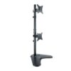 Tooq DB1703TNV-B Desk Mount 2 Vertical Arms