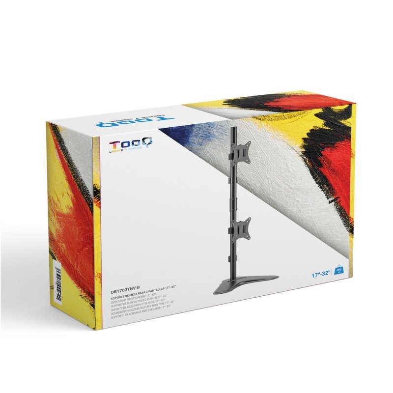 Tooq DB1703TNV-B Desk Mount 2 Vertical Arms Tooq DB1703TNV-B Desk Mount 2 Vertical Arms