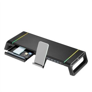 Ewent RGB Monitor Stand with USB 3.0 Hub