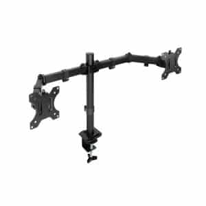 Suporte de mesa Tooq DB1802TN-B 2 braços 17-27"