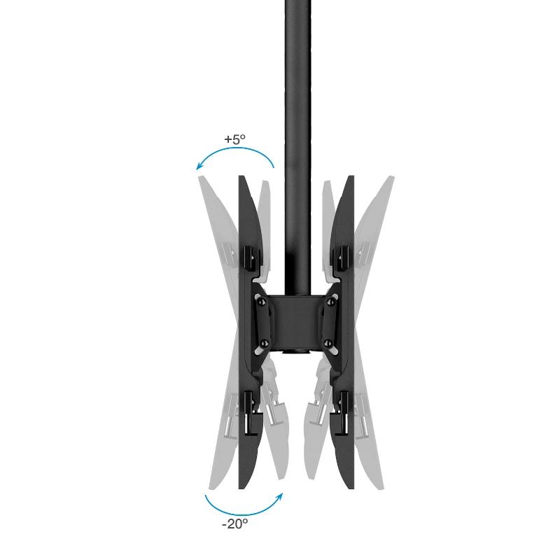 Tooq LPCE2286TSLI-XL-B Ceiling Mount for 2 TVs 43"-86" Tooq LPCE2286TSLI-XL-B Ceiling Mount for 2 TVs 43"-86"