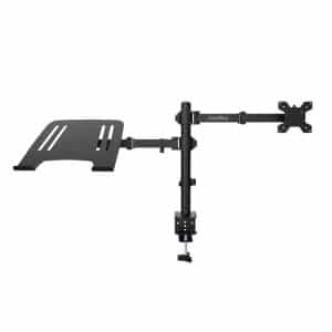 Suporte Monitor+Portátil Monobrazo Aço